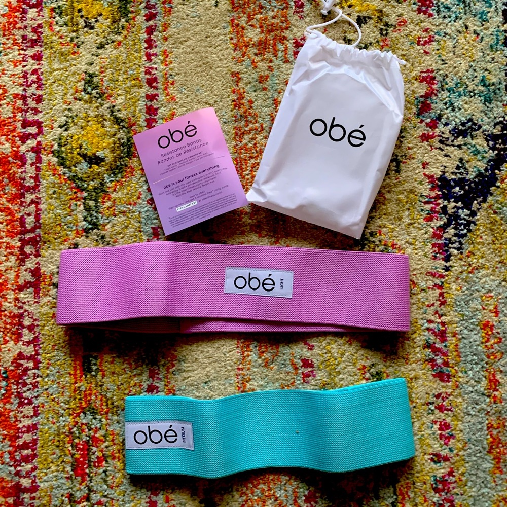 Obé Resistance Bands New In Bag